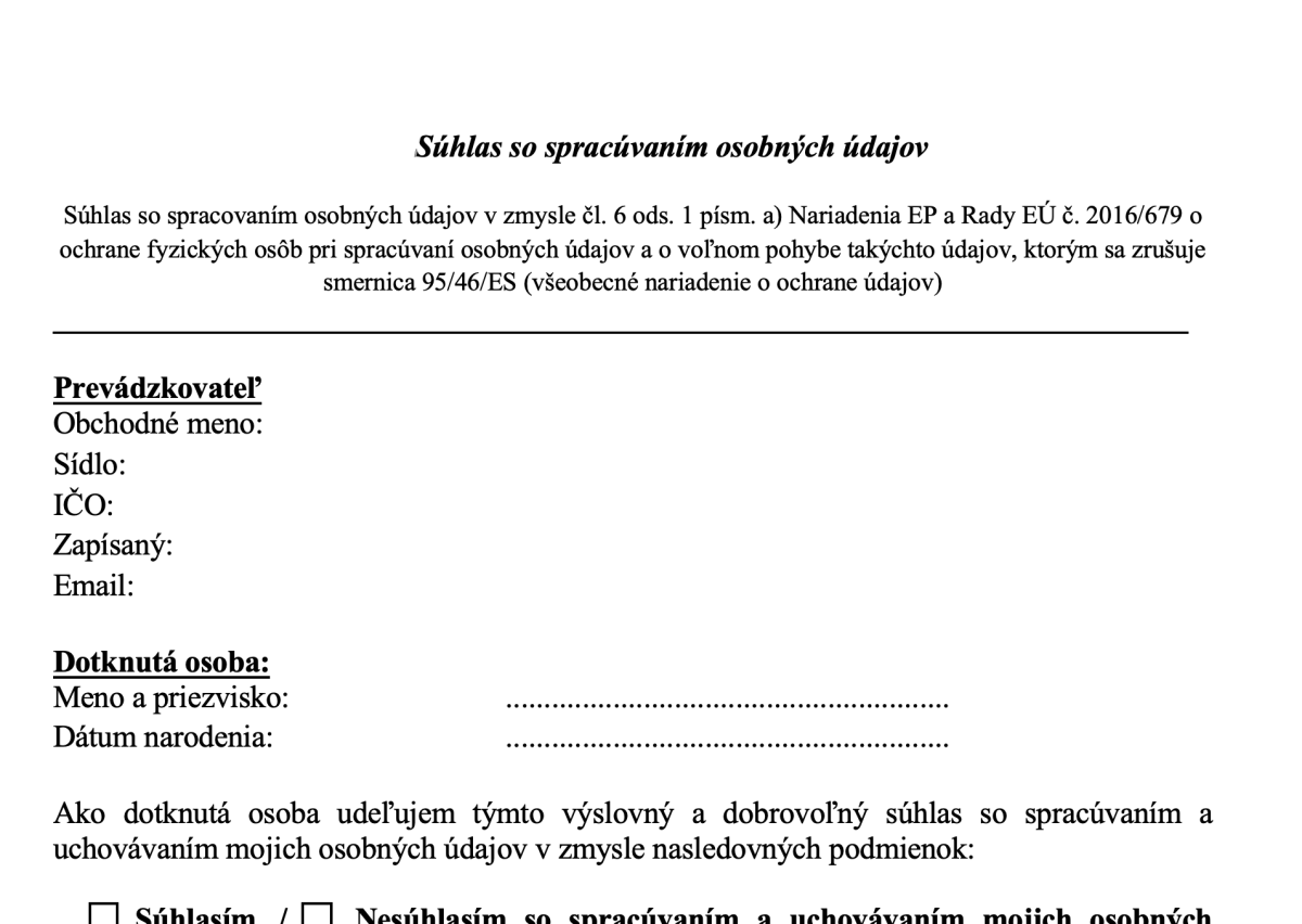 S&uacute;hlas a zamestnaneckopr&aacute;vne vzťahy